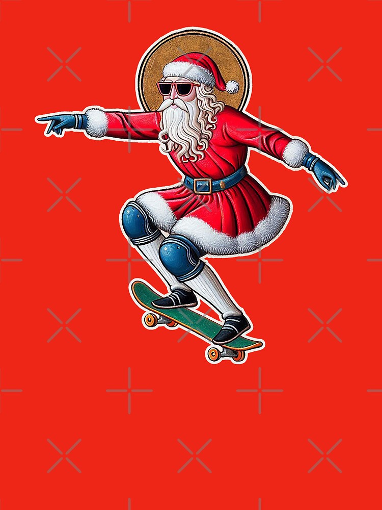 Santa Claus Skateboarding by zzz888