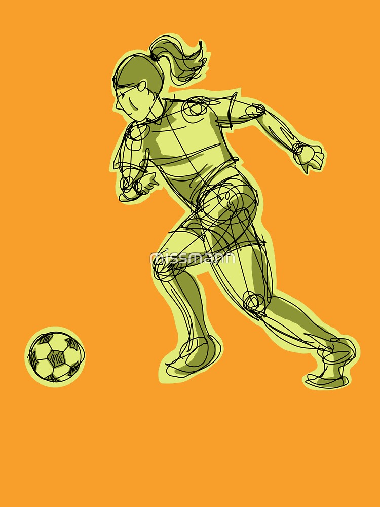 Charging Soccer with yellow background by missmann