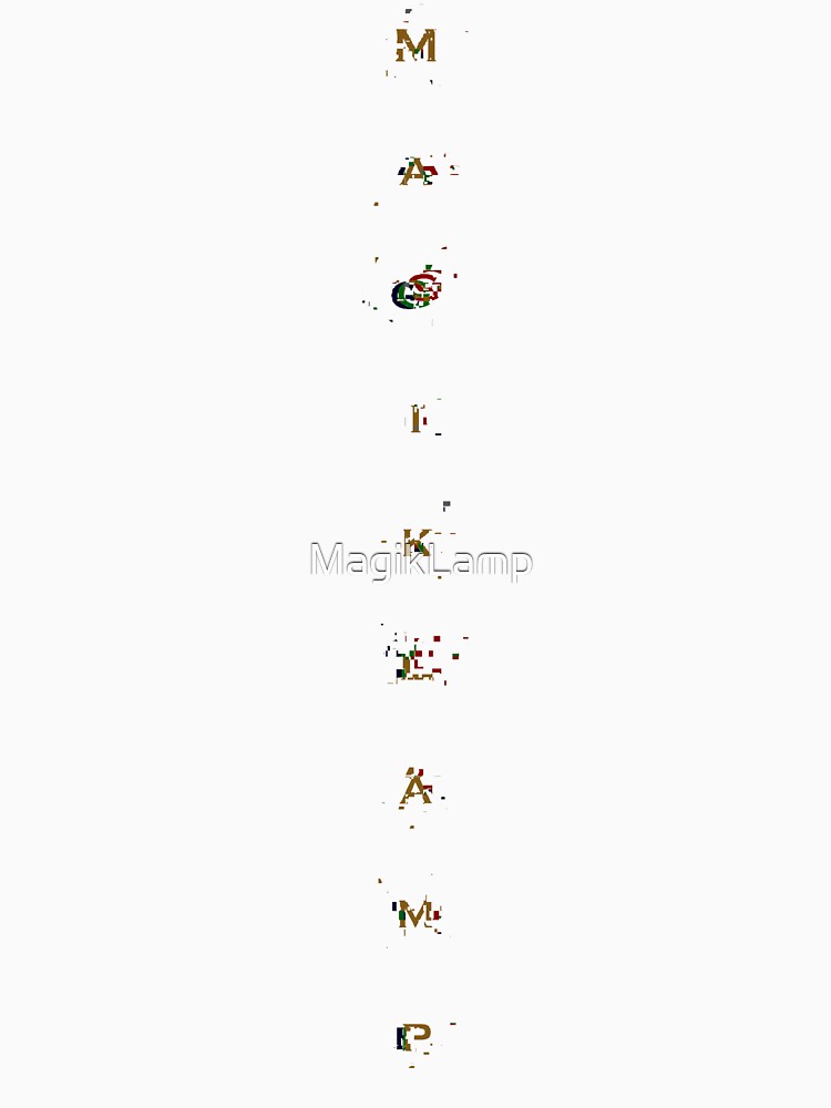 MAGIKLAMP – Glitch Art Vaporwave Digital Aesthetic Design by MagikLamp