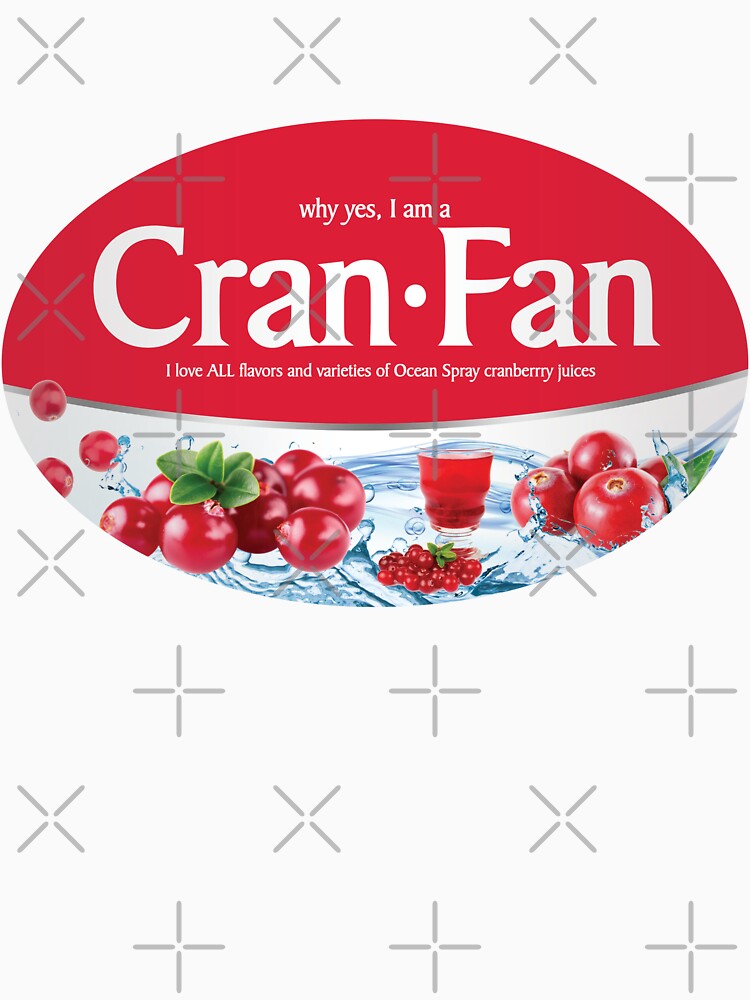 Cran Fan - Ocean Spray cranberry juice merch by intrcvert