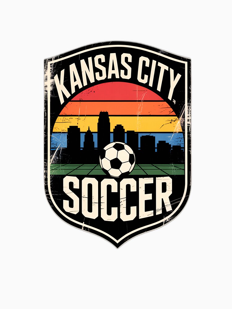 Vintage Kansas City Soccer Gift - Retro Badge by EverydayThreadz