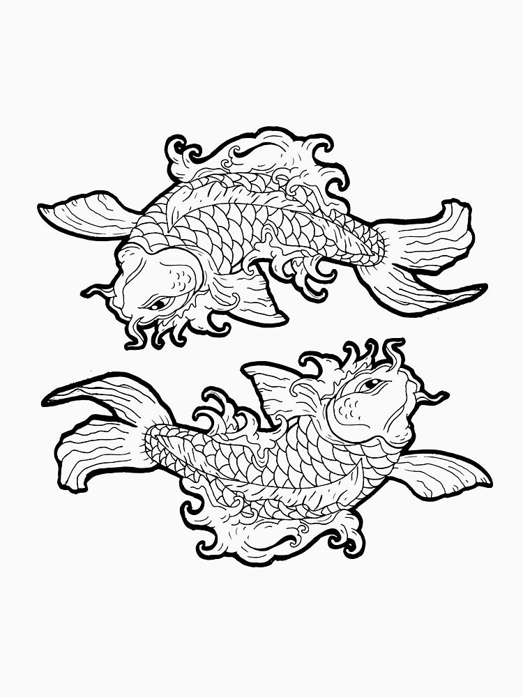 carp ink art by ilustra-ink