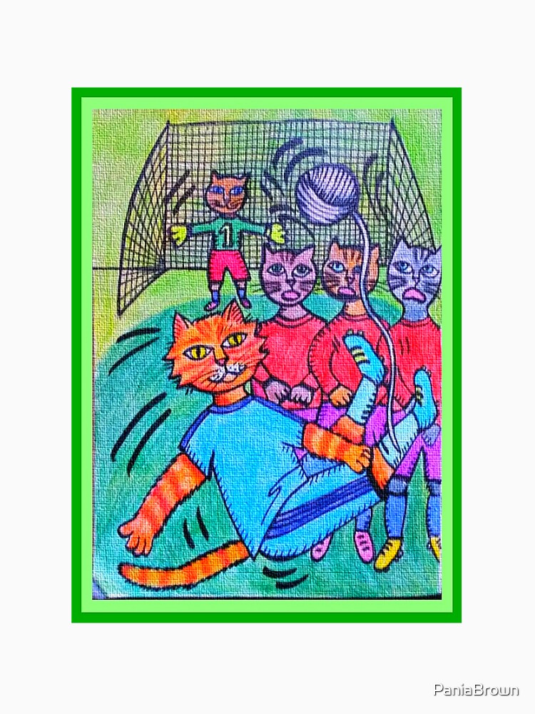 Football Cats by PaniaBrown