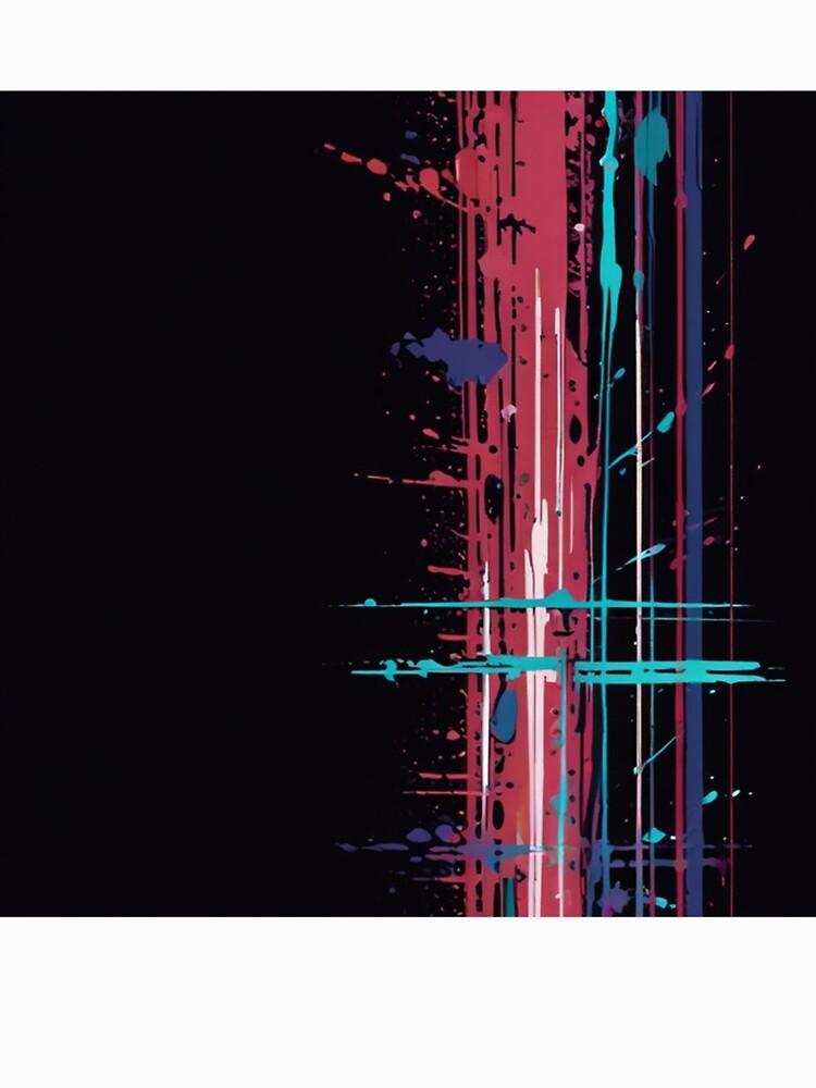 Street Art Urban Gothic Print Poster | Dark Cyberpunk Anime Design by Joy-boy-op