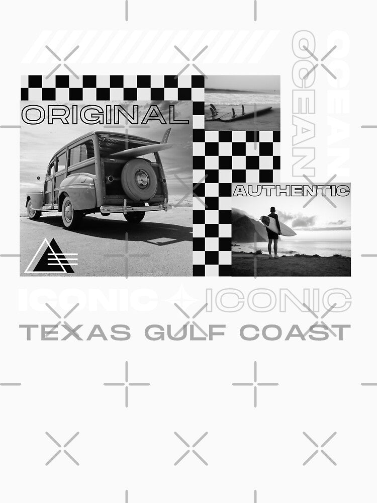 Surfing Street Wear, Ocean Iconic Branded Gulf Coast Design by OceanIconic