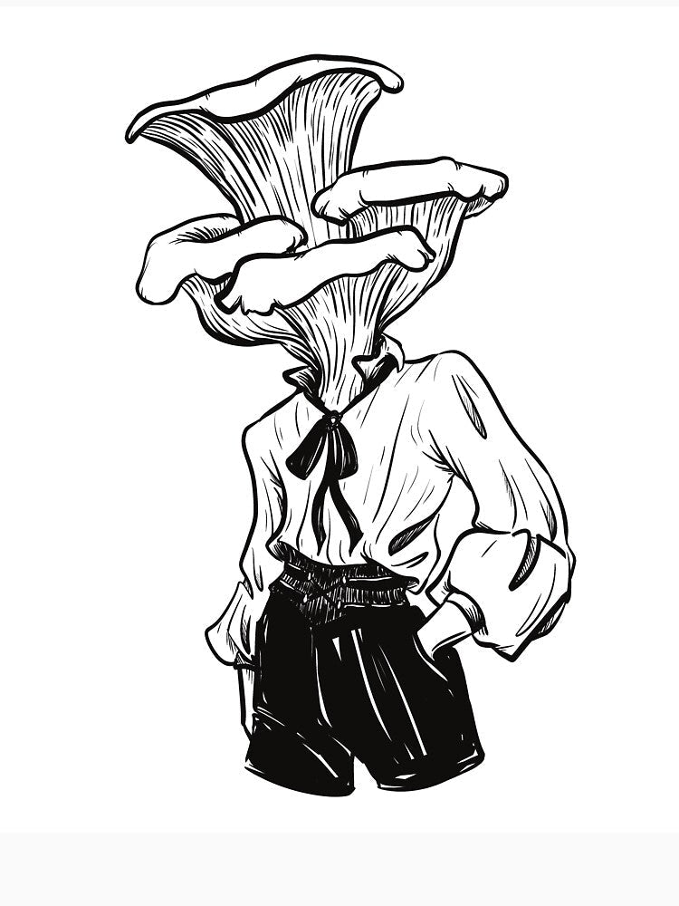 Mushroom person by Alyssa McDougal