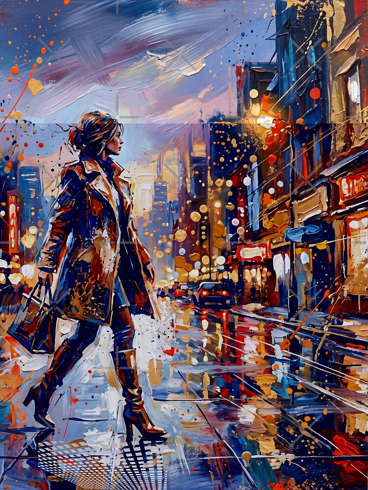 Rainy  City by FlowerSeller1