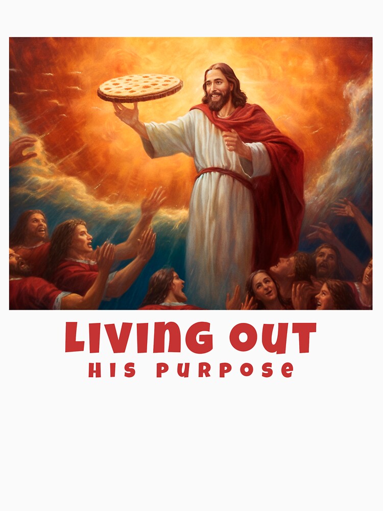Living out his purpose pizza Jesus 2 by SoulfulT