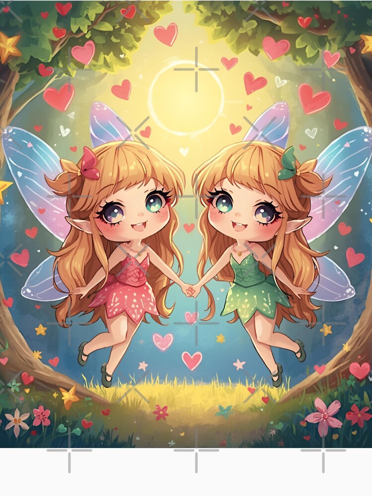 Dancing Fairy Twins by SimonsDesignArt
