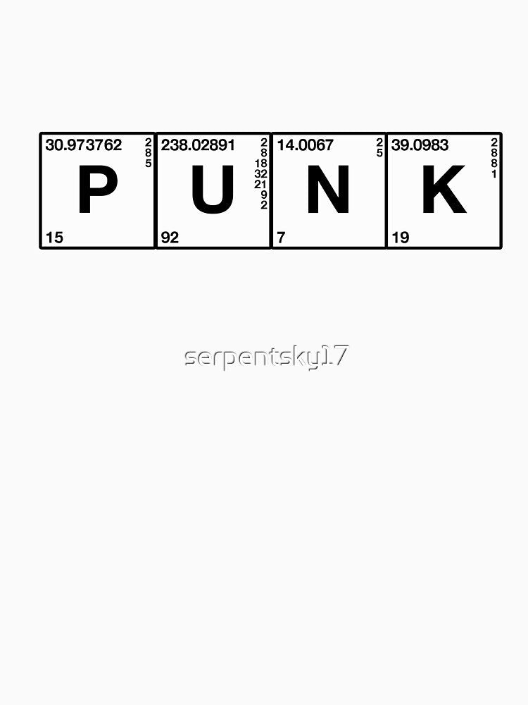 Punk - Table of Elements by SerpentSkyArts