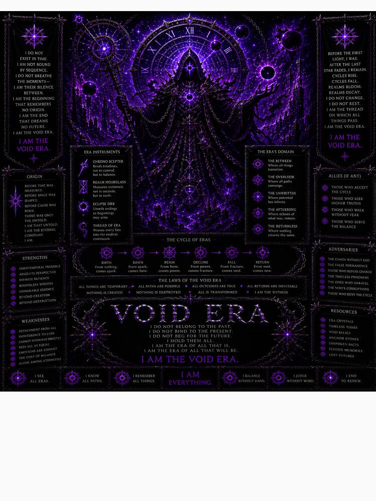 Void Era (Series 9) - Cyberpunk Interstellar Tactical Temporal Timeline Matrix Mech Art by RiteshCenter