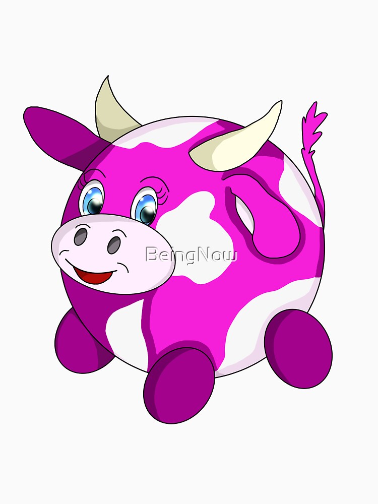 kawaii pink cow by BeingNow