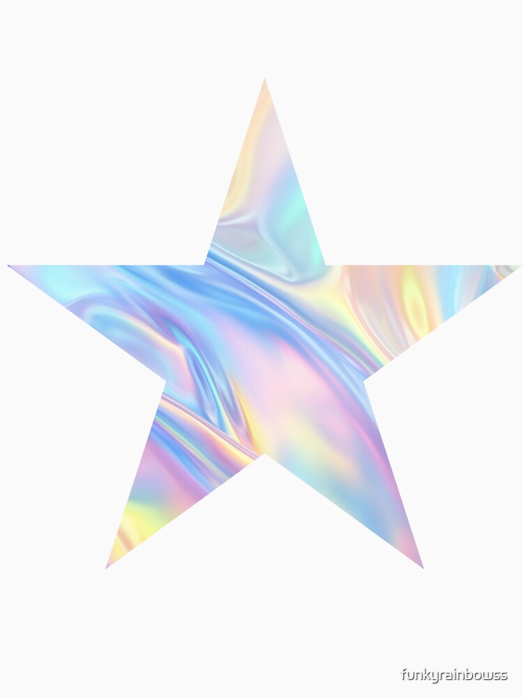 holographic star by funkyrainbowss