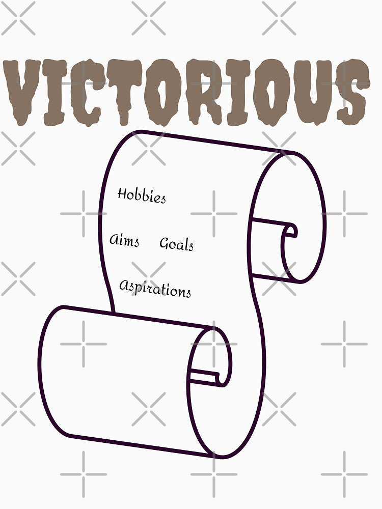 V For Victorious Positive Vibes by MsArtyCrafts
