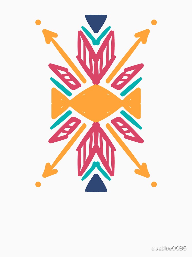 Western Boho Abstract print by trueblue0036