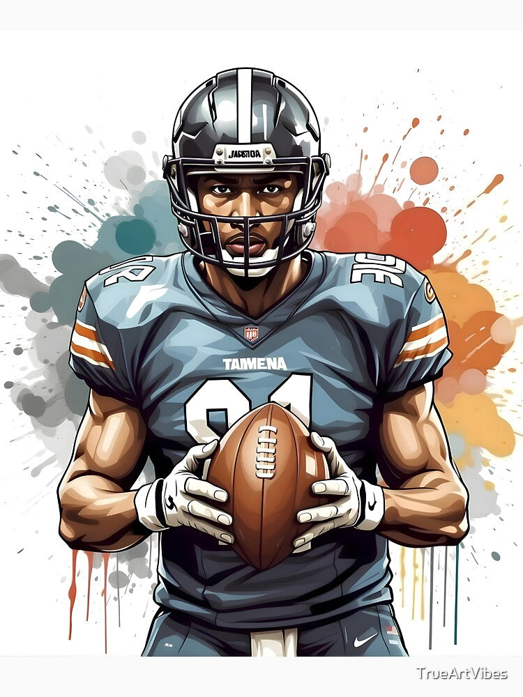 Soccer Player, Football Fan, College Football by TrueArtVibes