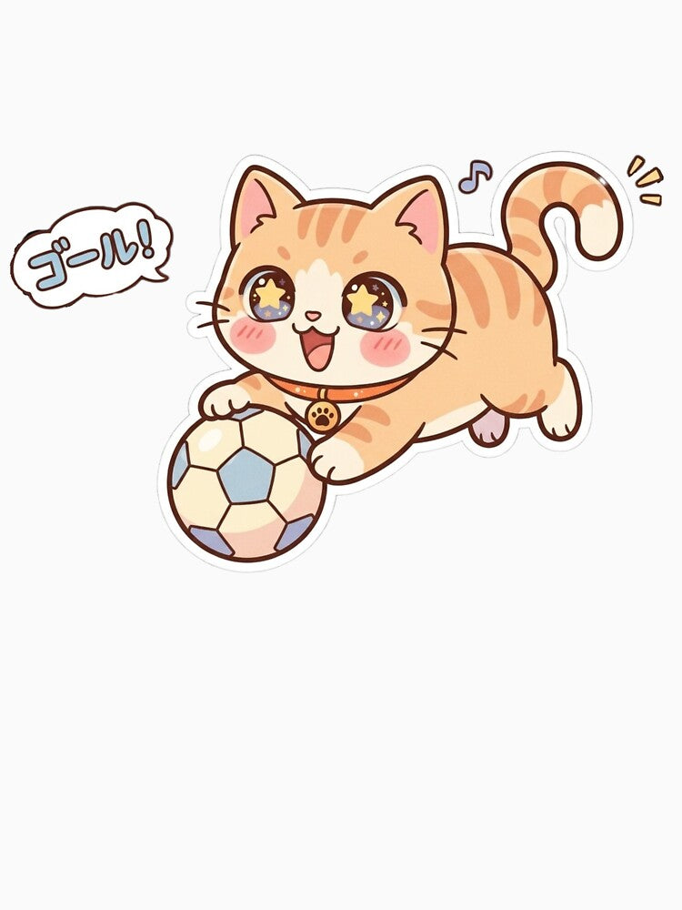Cat playing with football by Leaf-ST