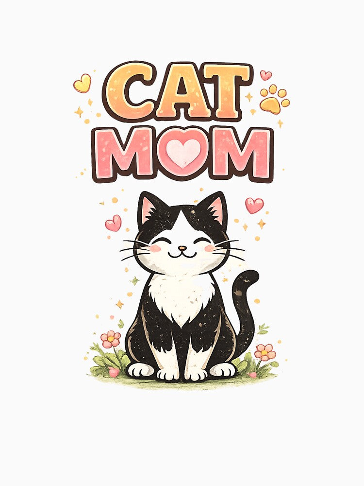 Cute Cat Mom Cat Lover Design by Madewithlove98