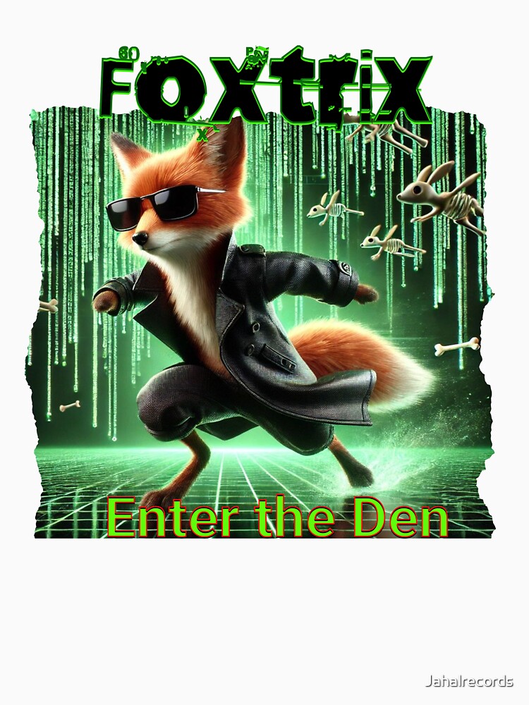 The Foxtrix – Enter the Den | Matrix-Inspired Fox Design by MTeesGA