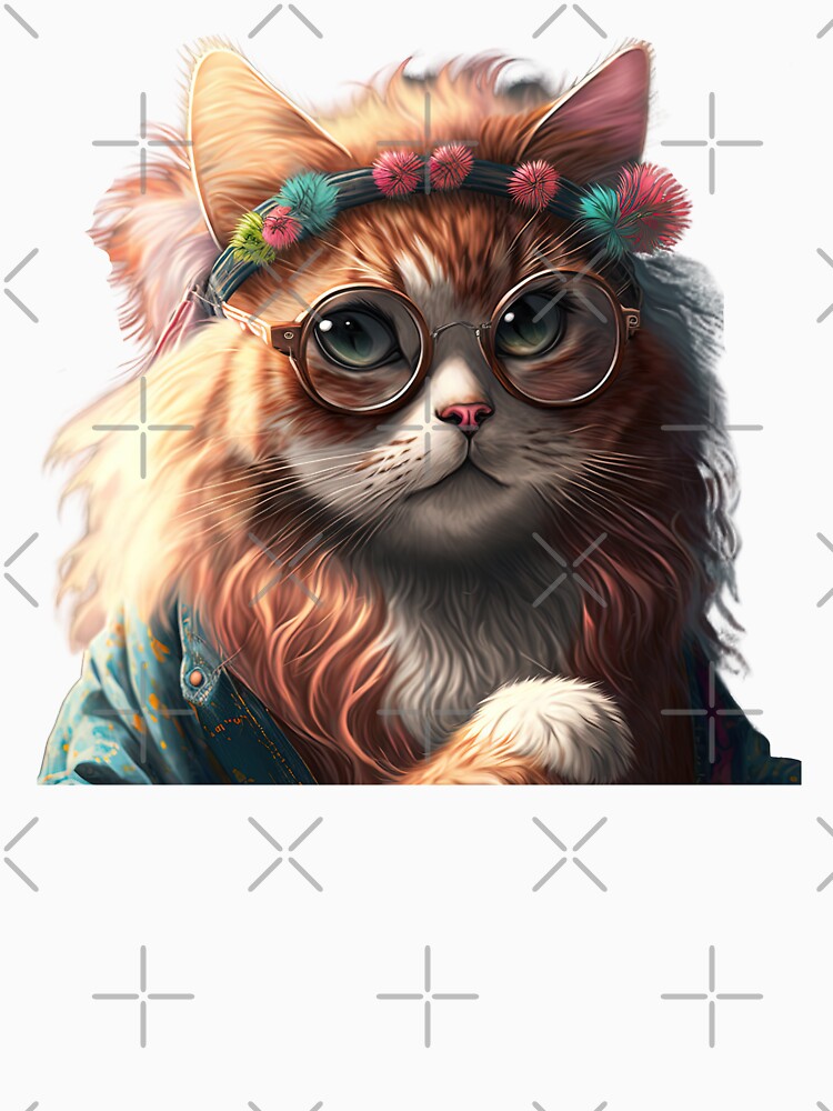 Hippy cat by AnimalArtPhotos