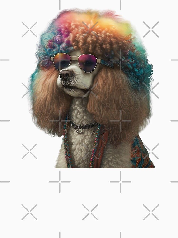 Hippie poodle by AnimalArtPhotos