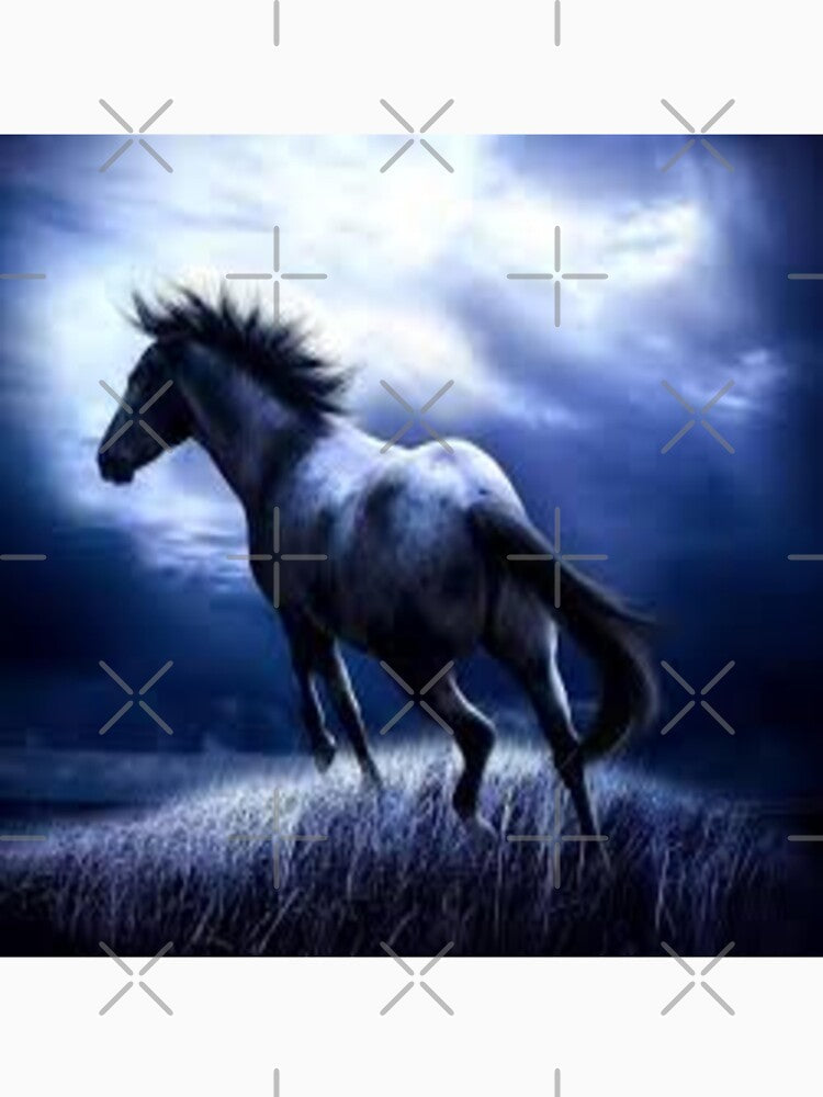 Horse with Blue Sky Good Design by Sameer Shrivastava
