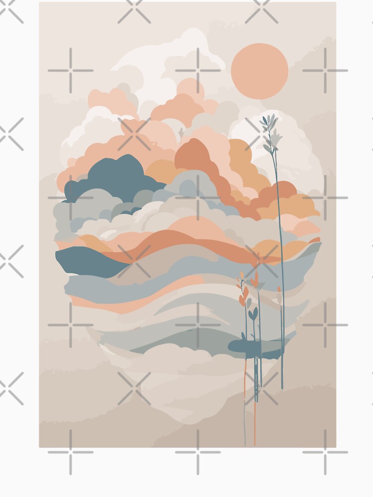 Pastel Boho Art Print, Neutral Bohemian Art by Kink Collective