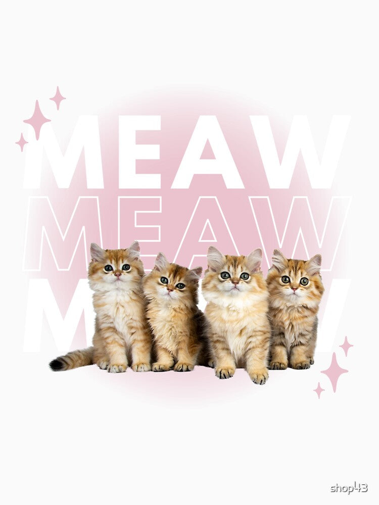 cute cats meaw y2k by shop43