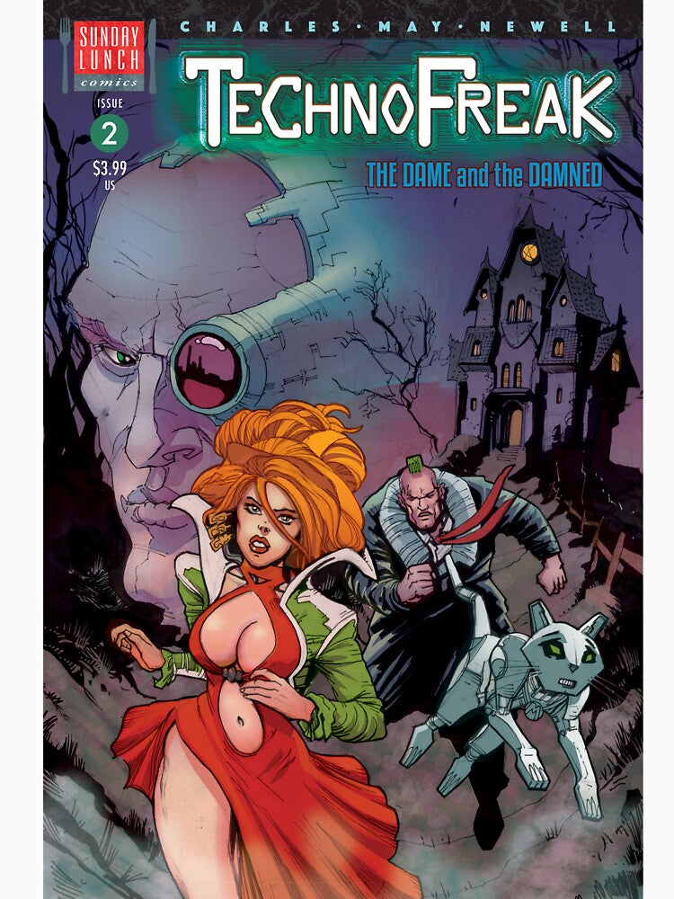TechnoFreak #2 cover art by SundayLunch