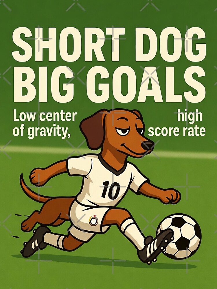Goal Dog Funny Soccer Bulldog by BrickByDream