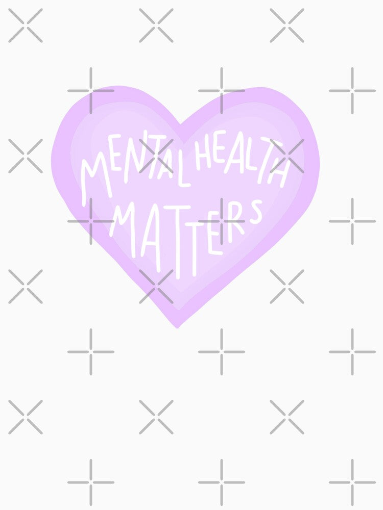 Mental Health Matters- Positive Affirmation Design by SadButHaha