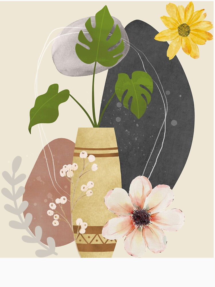 Boho Aesthetic Boho Plant by MarcelooArt