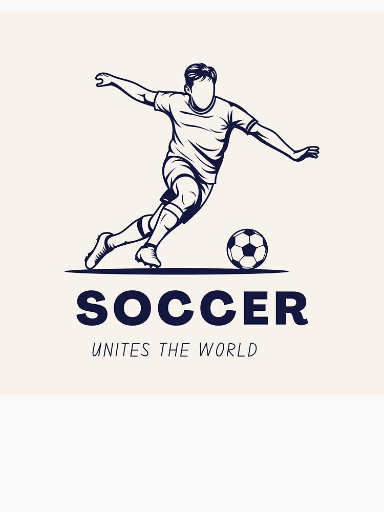 "Soccer Unites The World Player Illustration" by PipForgeStudio