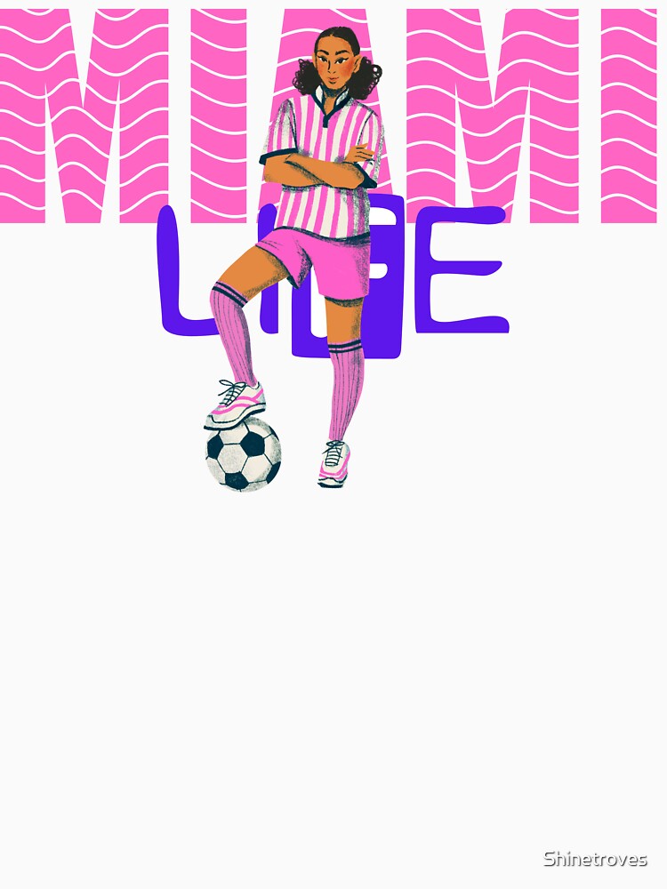 Soccer in Miami a woman player by Shinetroves