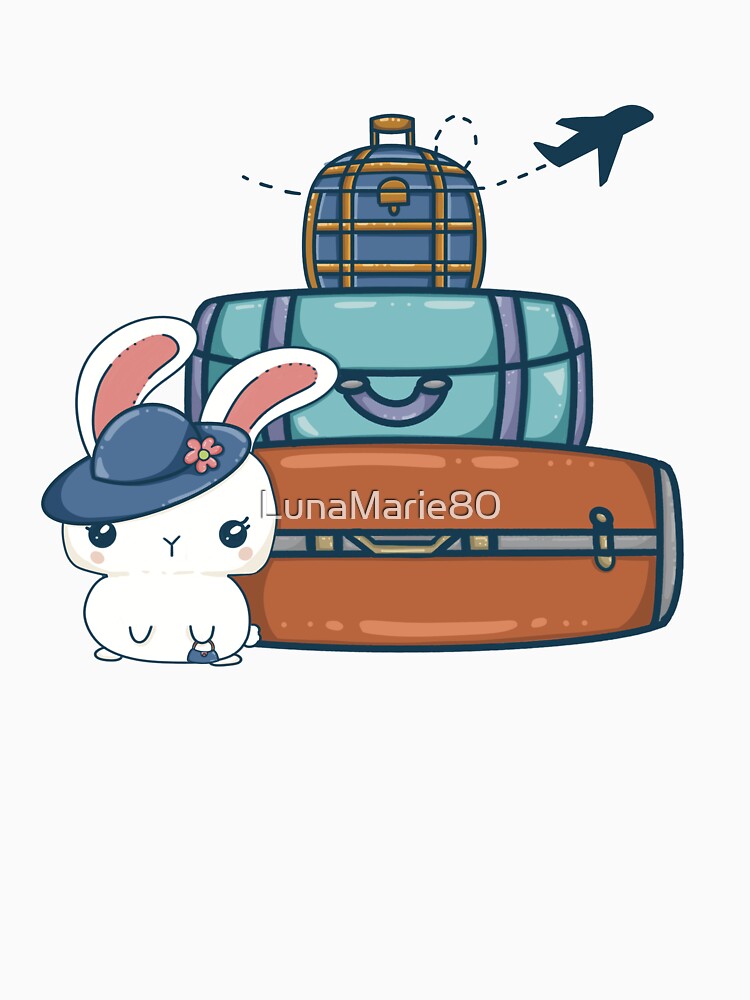 Travel With Me Kawaii Bunny by LunaMarie80