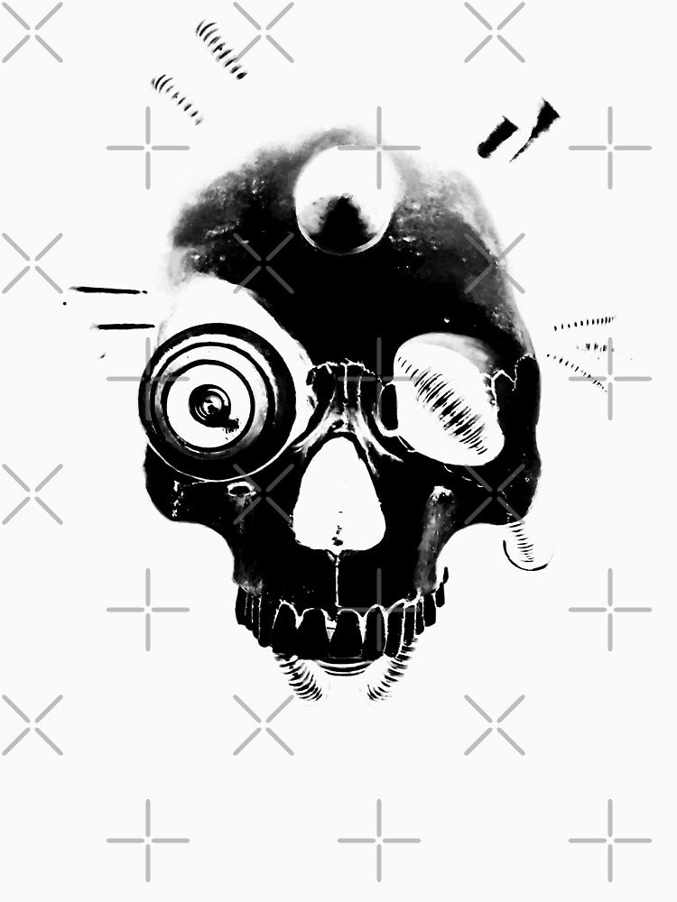 Cyberpunk Skull Mod.2 (Black) by 7S Seveness Design