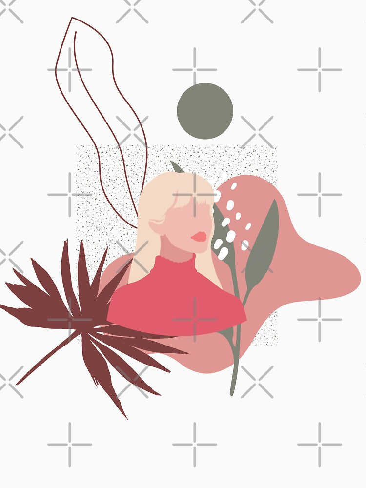 Boho Girl Nature Pink by BeeMeCreative