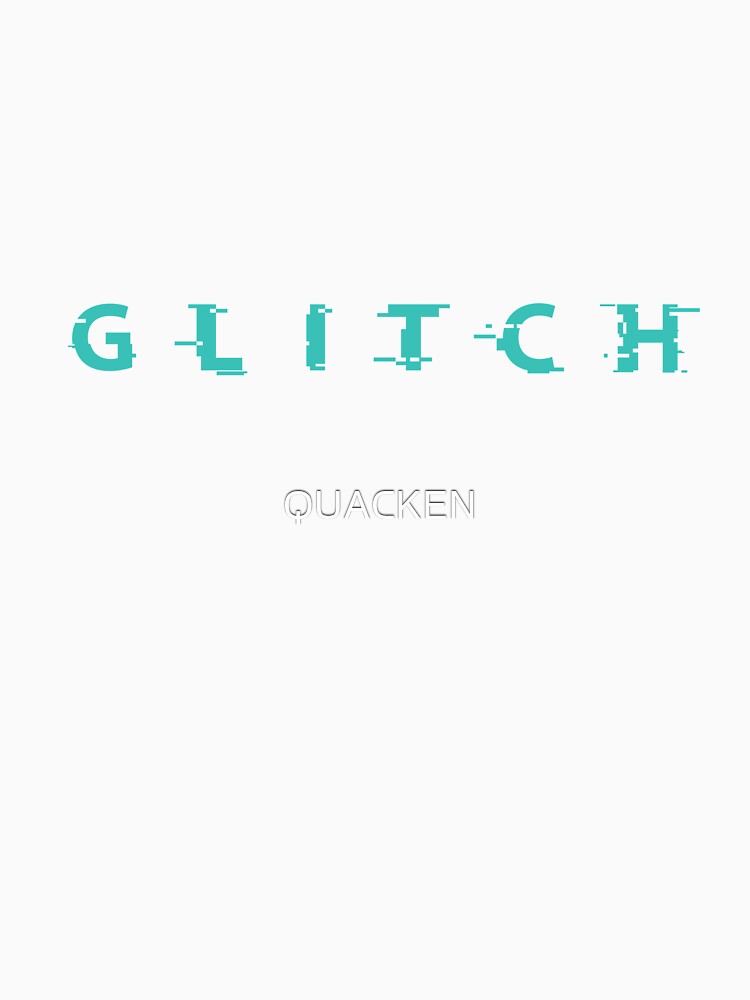 Glitch - Teal by QUACKEN