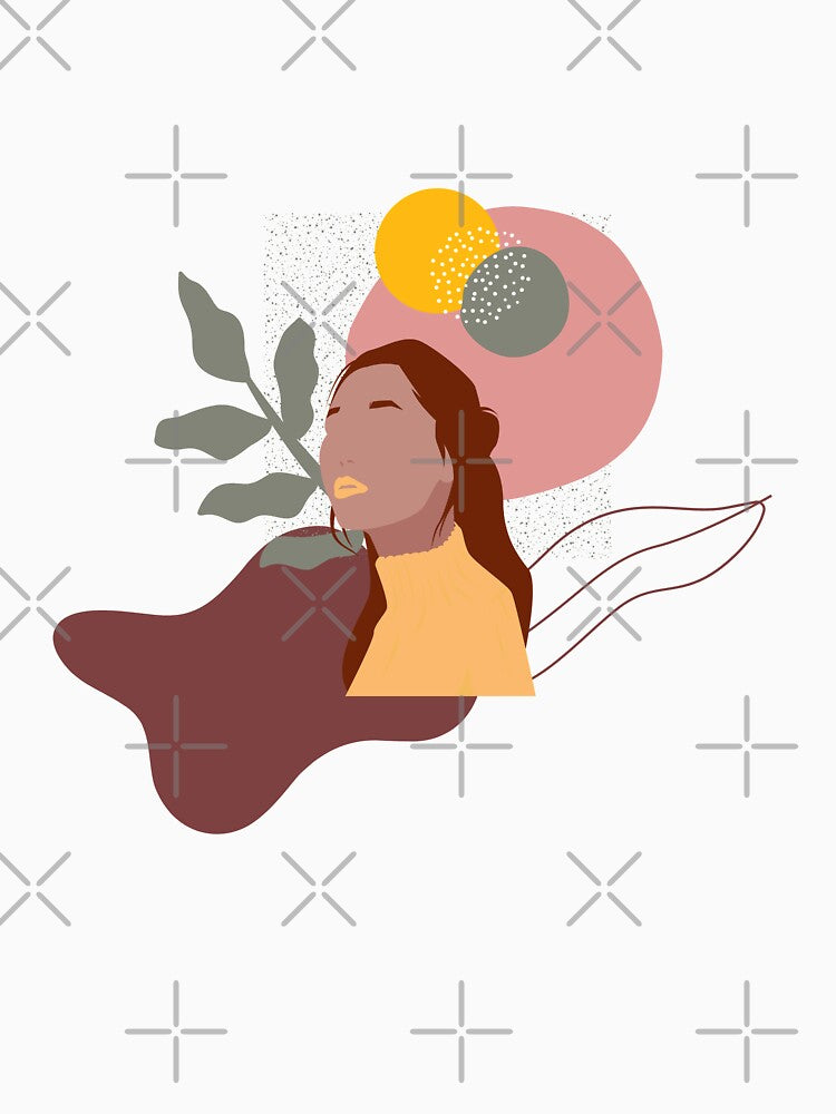 Boho Girl Nature yellow by BeeMeCreative