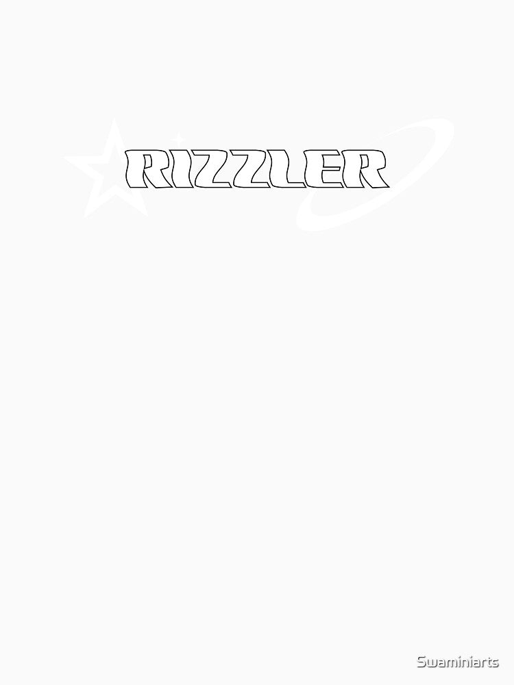 Y2k rizzler tshirt black T-Shirt T-Shirt by Swaminiarts
