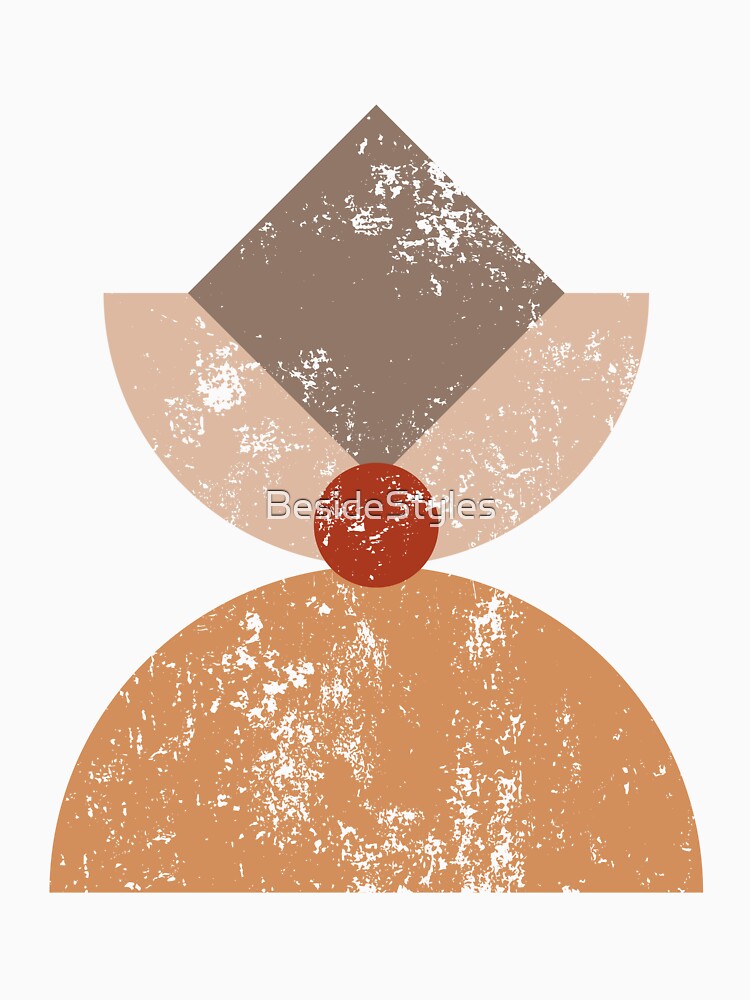 Geometric Boho Art Prints in Earthy Tones by BesideStyles