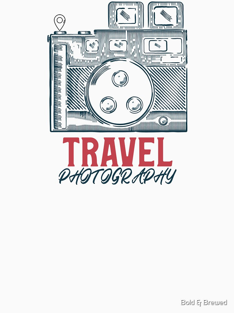 Travel Photography Camera Graphic by Bold & Brewed