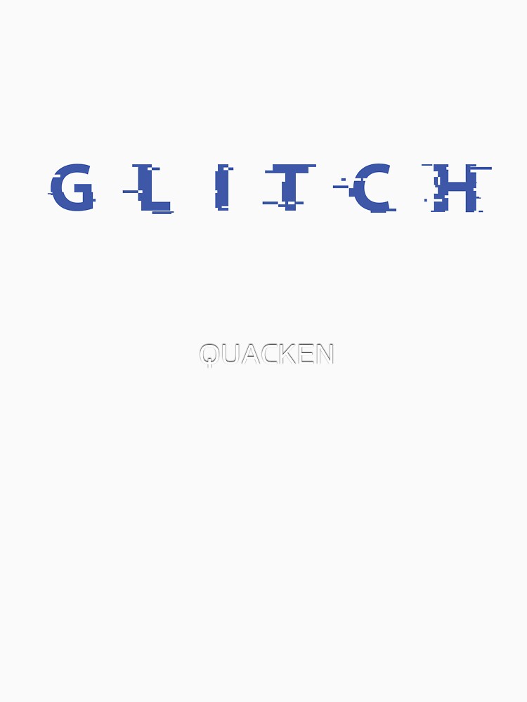 Glitch - Blue by QUACKEN