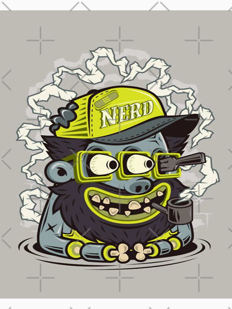 Captain Nerd by leen12 Art Designs Prints