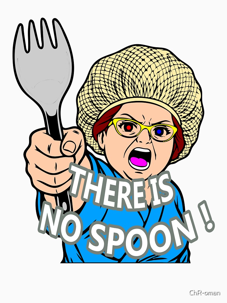 No Spoon Matrix Lunch Lady (no matrix code) by ChR-oman