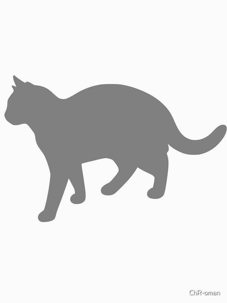 The Matrix Silver Cat (no matrix code) by ChR-oman