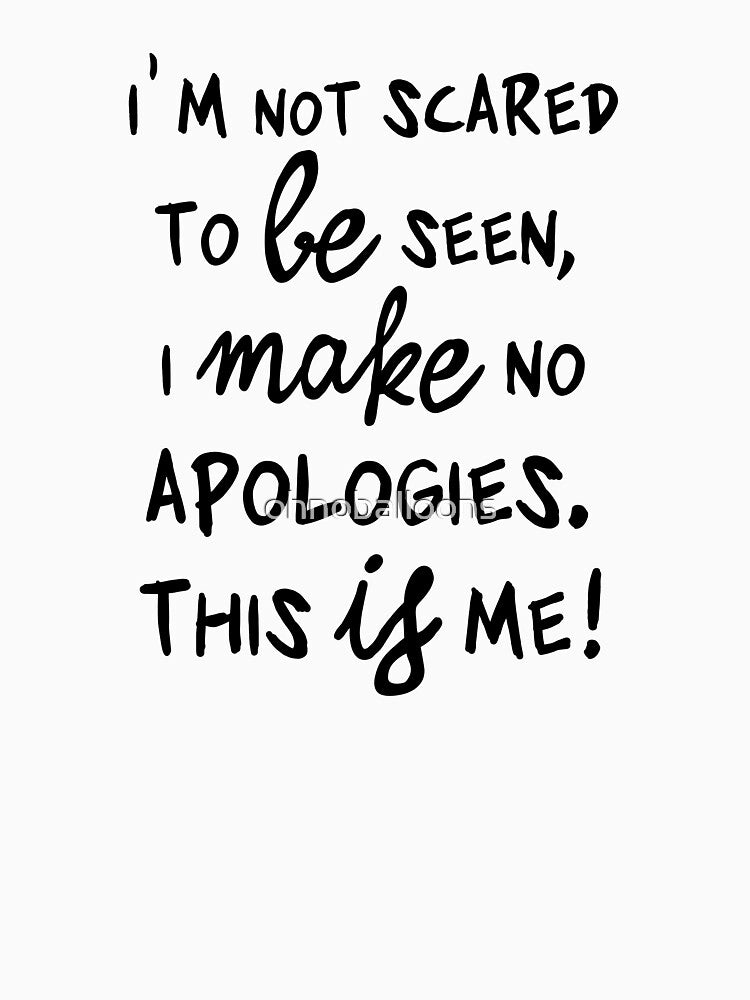 no apologies! by ohnoballoons