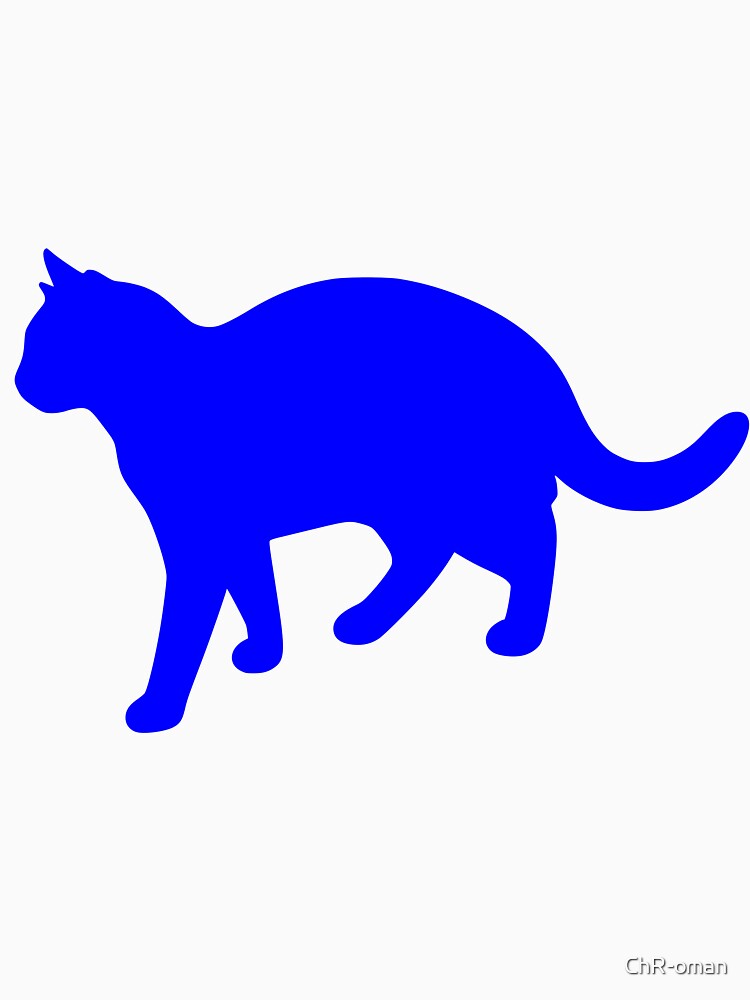 The Matrix Blue Cat (no matrix code) by ChR-oman
