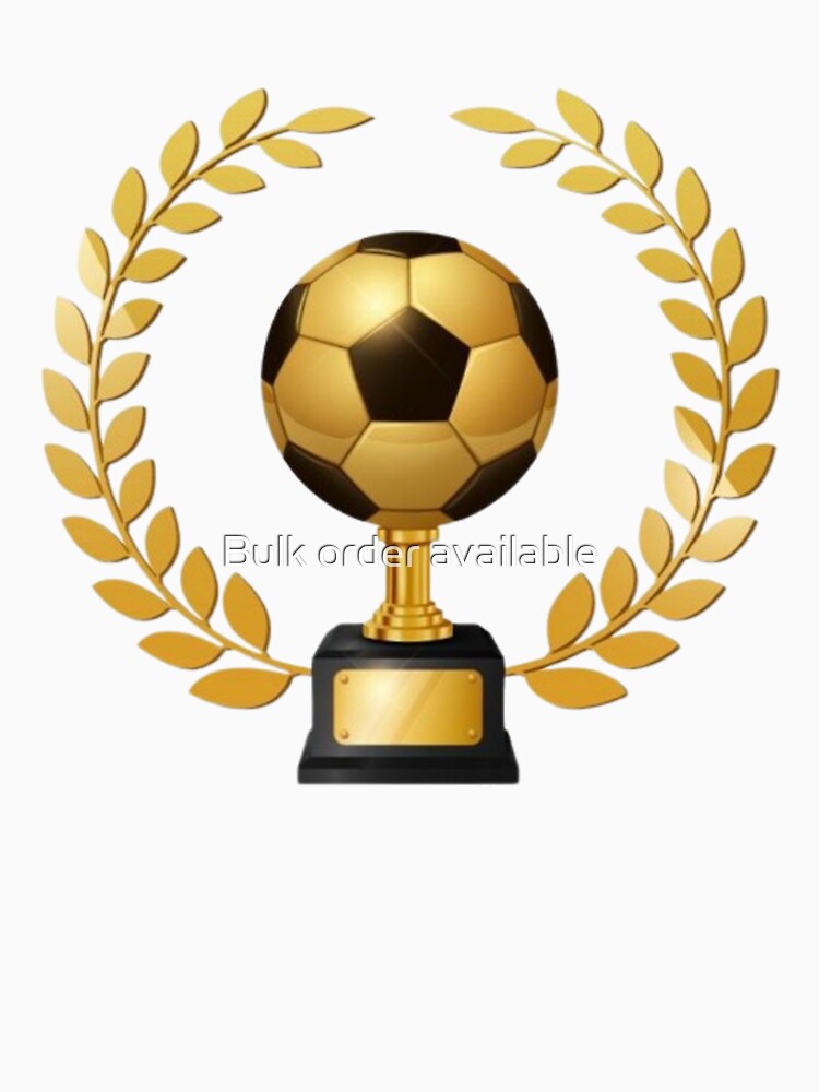 Golden Soccer Trophy and Wreath by Bulk order available