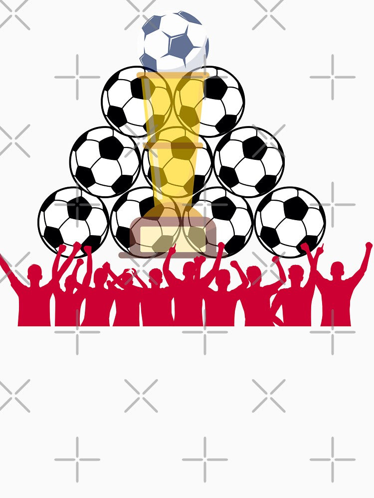 Soccer Champions Trophy - Football Victory Celebration Design by Palette _Vibes